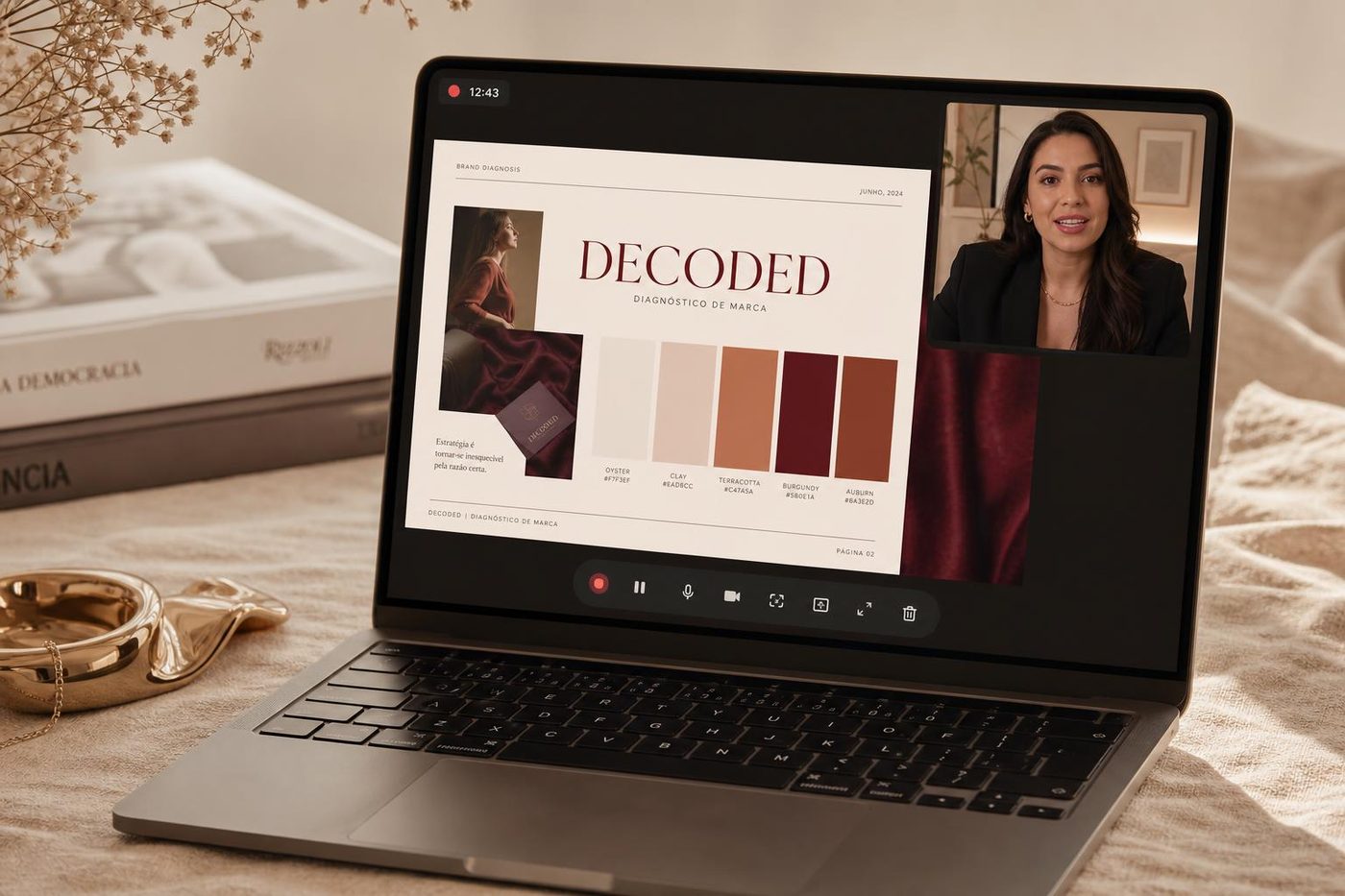Exemplo do vídeo de diagnóstico Decoded